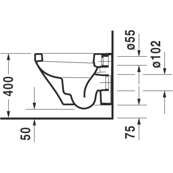 Унитаз подвесной Duravit Durastyle 2539090000 - фото 3