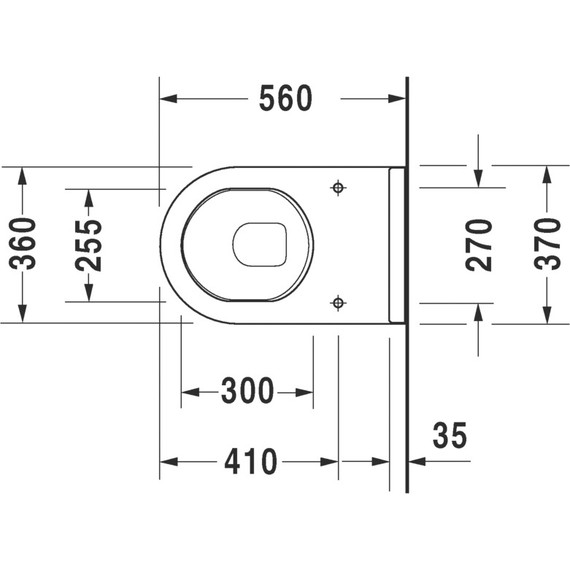 Унитаз приставной Duravit Starck 3 0124090000 - фото 3