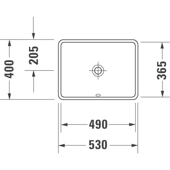 Раковина врезная под столешницу Duravit Starck 3 49 см 0305490000 - фото 6