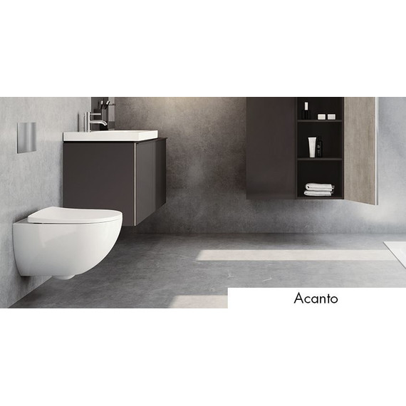 Унитаз подвесной Geberit (Keramag) Acanto Rimfree 500.600.01.2 - фото 2