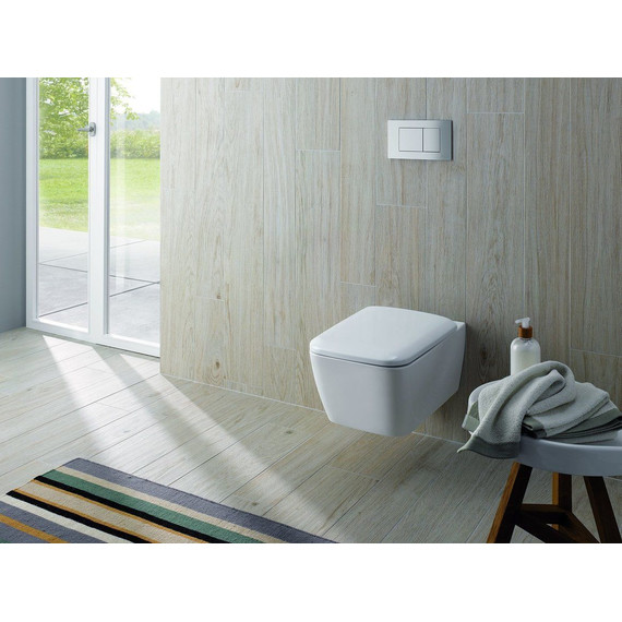 Унитаз подвесной Geberit (Keramag) Icon Square Rimfree 201950000 - фото 3