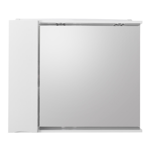 Зеркало-шкаф BelBagno 90 см MARINO-SPC-900/750-1A-BL-P-L, Bianco Lucido - фото 