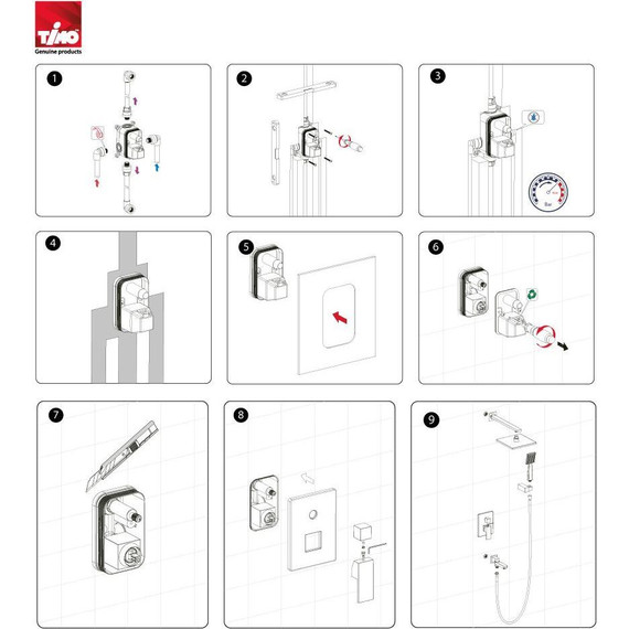 Душевая система для ванны Timo Selene SX-3069/00SM (1113) - фото 6