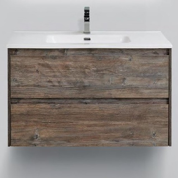 Тумба подвесная с раковиной BelBagno KRAFT 39-700/390-2C-SO-PP 70 см, Pino Pasadena - фото 