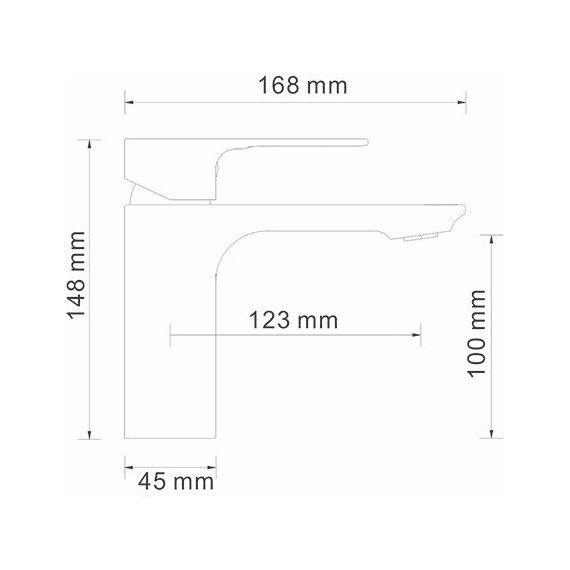 Смеситель для раковины WasserKraft Dinkel 5803 - фото 6
