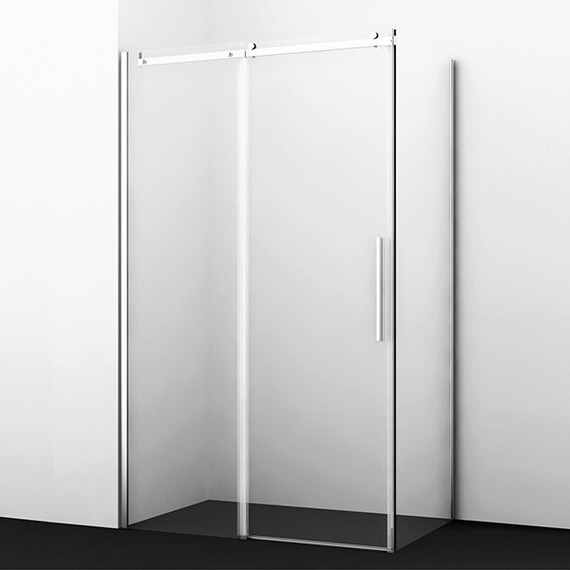 Душевое ограждение WasserKraft Dinkel 140х100 см 58R37, хром/прозрачное - фото 
