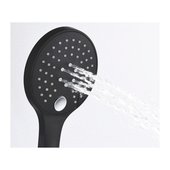 Ручной душ WasserKraft Elbe A078, черный - фото 4