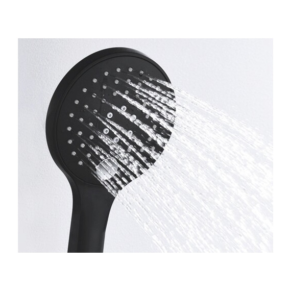 Ручной душ WasserKraft Elbe A078, черный - фото 2