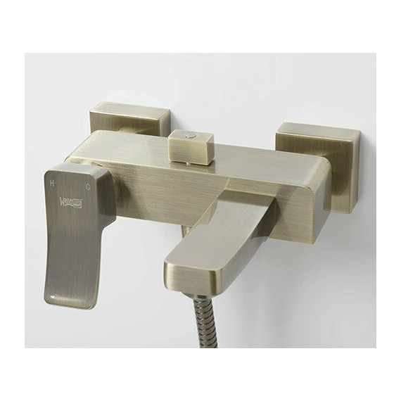 Смеситель для ванны WasserKraft Exter 1601, светлая бронза - фото 3