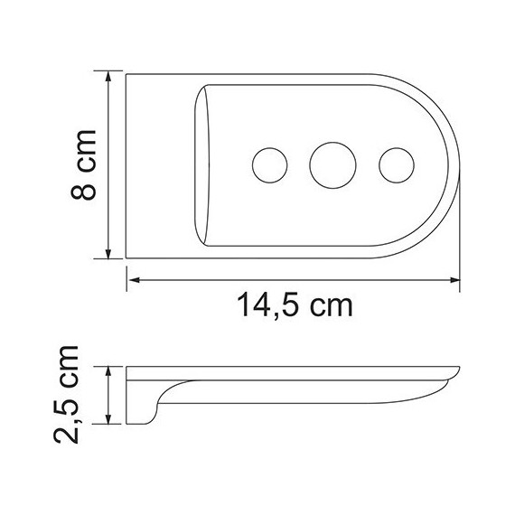 Мыльница WasserKraft Kammel K-8369WHITE, белый - фото 4