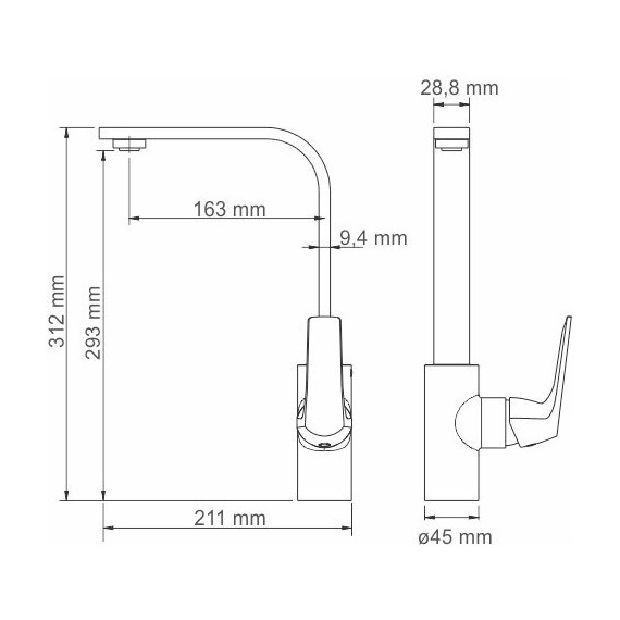 Смеситель для кухни WasserKraft Neime 1907 - фото 5