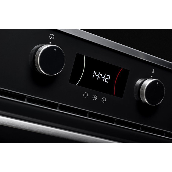 Электрический духовой шкаф Teka Maestro HLB 830 Stainless steel 41560062 (чёрное стекло) - фото 2