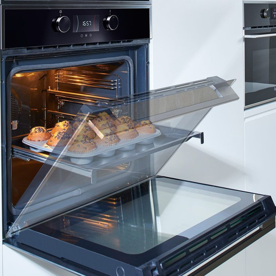 Электрический духовой шкаф Teka Maestro HLB 840 Stainless steel 41560075 (чёрное стекло) - фото 2