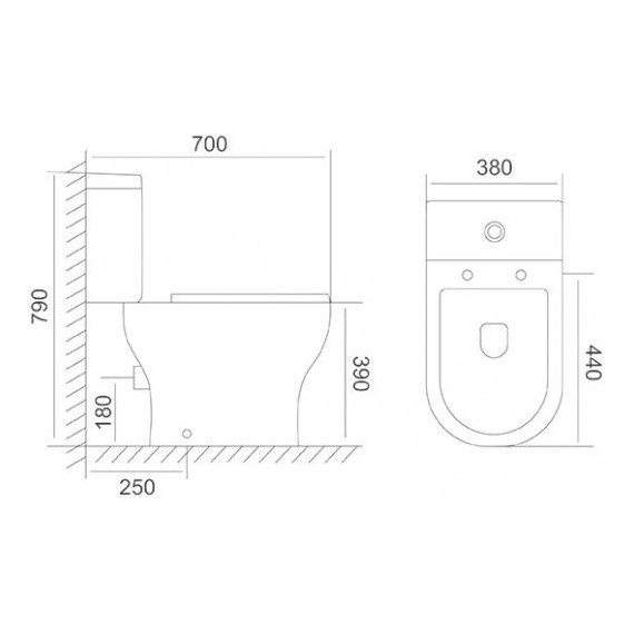 Унитаз-компакт Sole Next Slim с крышкой микролифт - фото 2