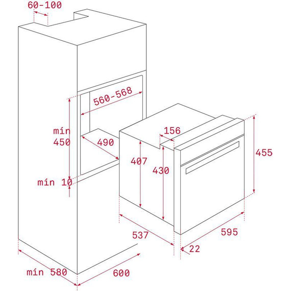 Электрический духовой шкаф Teka Urban HLC 8400 Night river black 111130003 - фото 11