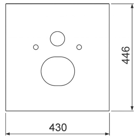 Нижняя панель TECElux 9650107, стекло черное - фото 3