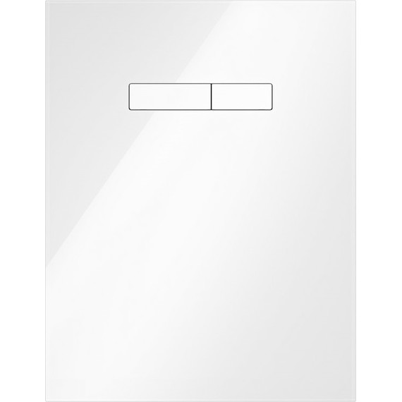 Верхняя панель TECElux 9650000, стекло белое, клавиши белые - фото 