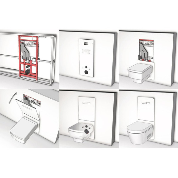 Нижняя панель TECElux 9650104, стекло белое - фото 3