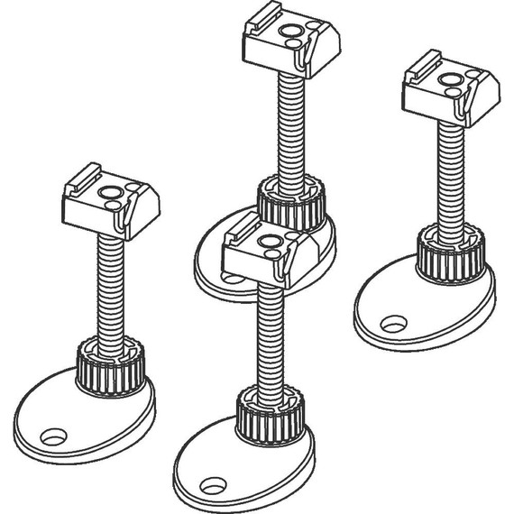 Комплект опор TECEdrainline 92-139 мм, 660003 - фото 4