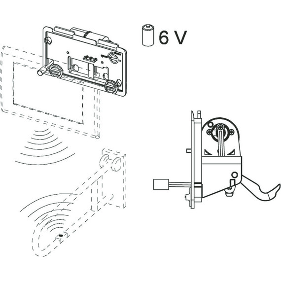 Механизм дистанционной активации смыва унитаза TECE 9240354 - фото 2