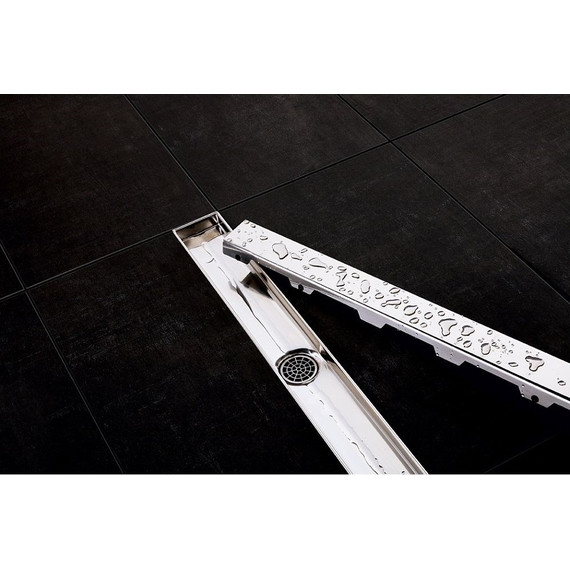 Решетка TECEdrainline “steel II” для трапа 80 см 600883, нержавеющая сталь, хром матовый - фото 5