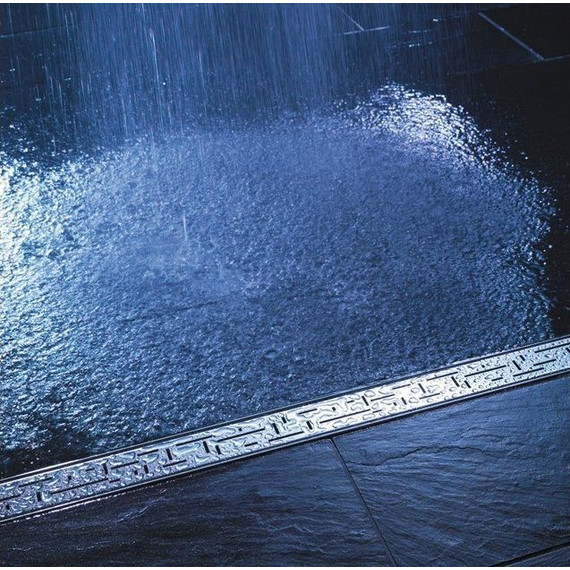 Решетка TECEdrainline "lines" для трапа 90 см 600920, нержавеющая сталь, хром глянцевый - фото 2