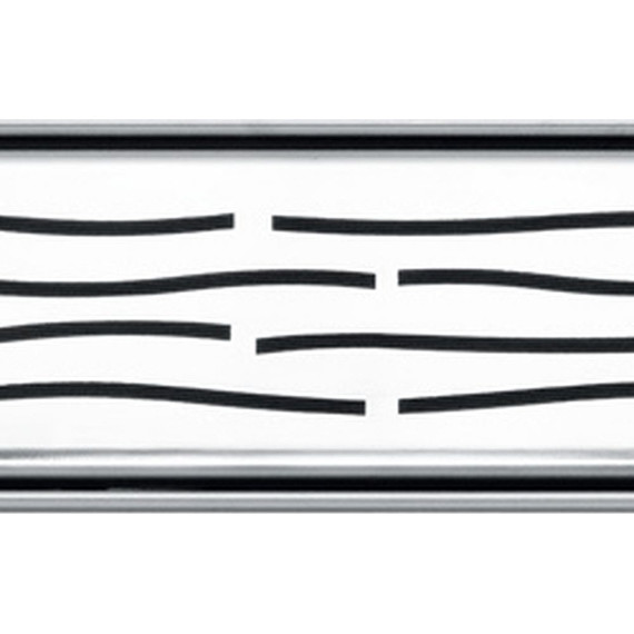 Решетка TECEdrainline "organic" для трапа 120 см 601260, нержавеющая сталь, хром глянцевый - фото 3