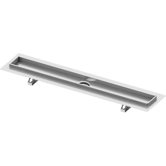 Трап TECEdrainline 120 см 601200, нержавеющая сталь (под плитку), Цвет производителя: хром, Размер трапа: 1200 - фото 