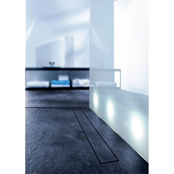 Трап для укладки натурального камня TECEdrainline 80 см 650800, нержавеющая сталь (под плитку), Цвет производителя: хром, Размер трапа: 750 - фото 3