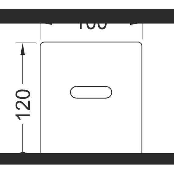 Кнопка смыва с инфракрасным датчиком TECEplanus Urinal 230/12 В 9242352, металлическая, нержавеющая сталь/сатин - фото 3