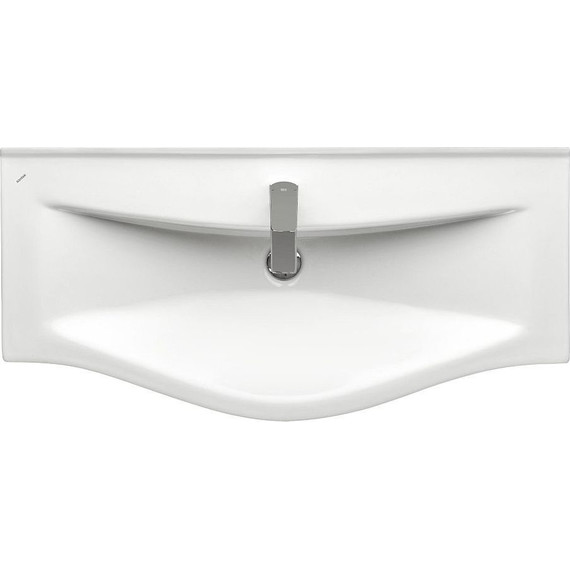 Тумба подвесная с раковиной Акватон Беверли 100 см 1A2367K0BV010, белый - фото 8