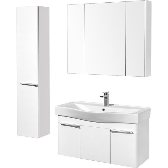 Зеркало-шкаф Акватон Беверли 100 см 1A237202BV010, белый - фото 4