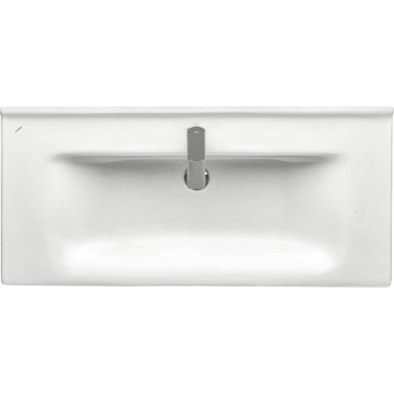 Тумба подвесная с раковиной Акватон Флай 100 см 1A2375K0FAX10, белый/дуб крафт - фото 9