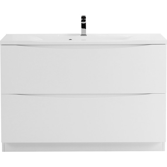 Тумба напольная с раковиной BelBagno MARINO-1200-2C-PIA-BL-P 120 см, белый - фото 