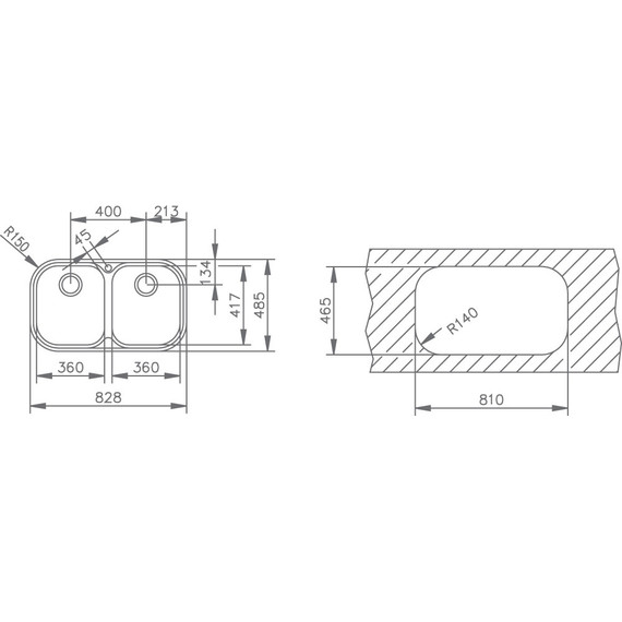 Кухонная мойка Teka Total Stylo 2B 10107028, нержавеющая сталь - фото 3