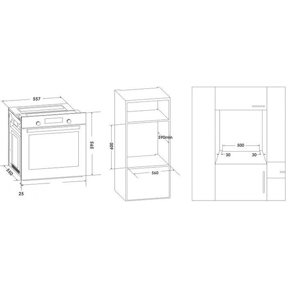 Электрический духовой шкаф Schaub Lorenz SLB EW6313 - фото 3