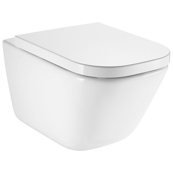 Унитаз подвесной безободковый Roca Gap Clean Rim 34647L000 - фото 