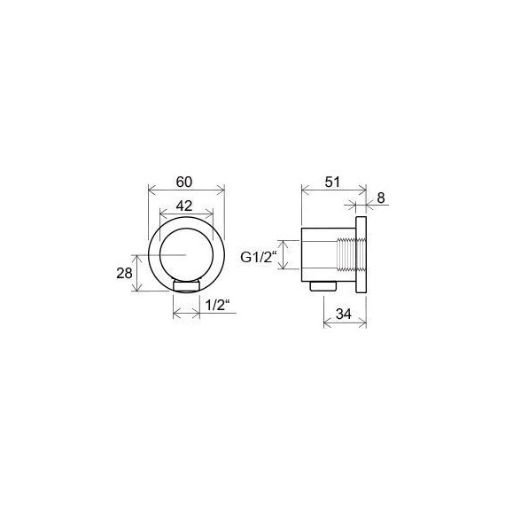 Шланговое подсоединение Ravak X07P004 - фото 4