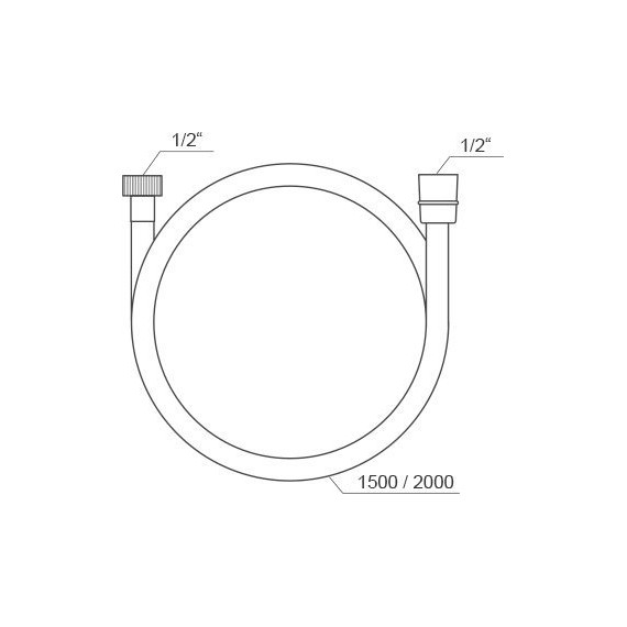 Душевой шланг Ravak 913.02 200 см X07P337, SatinFlex - фото 4
