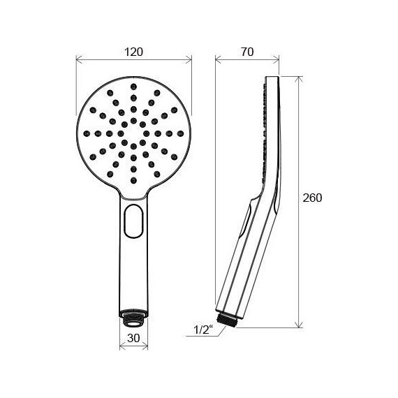 Ручной душ Ravak X07P233 - фото 4