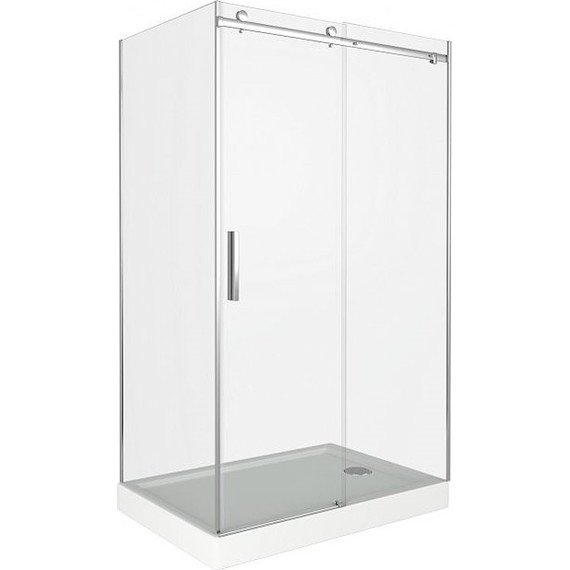 Душевое ограждение Bas Altair WTW+SP C-CH 110х80 см (стекло 8 мм) хром/прозрачное - фото 