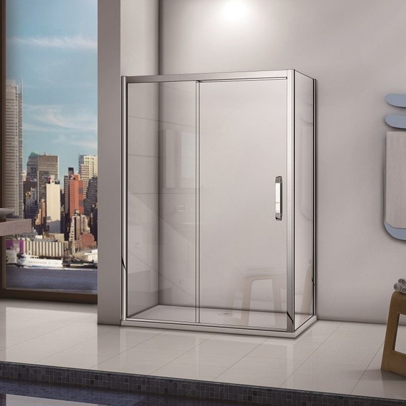 Душевое ограждение Bas Antares WTW+SP C-CH 120х100 см (стекло 8 мм) хром/прозрачное - фото 4