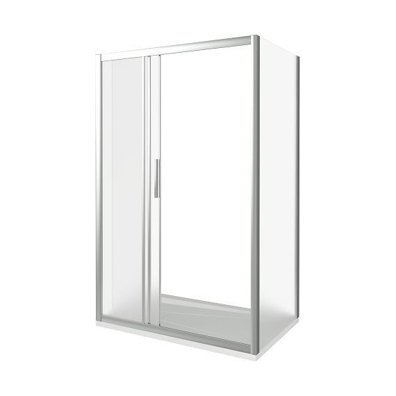 Душевое ограждение Bas Orion WTW+SP G-CH 130х90 см хром/матовое - фото 3