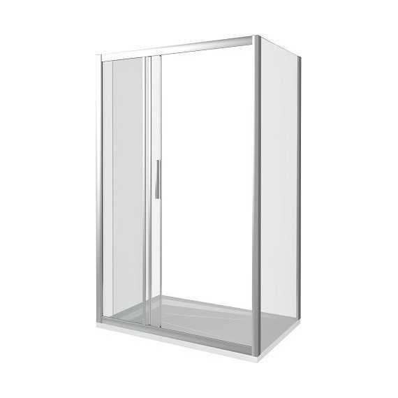 Душевое ограждение Bas Orion WTW+SP C-CH 130х80 см хром/прозрачное - фото 3