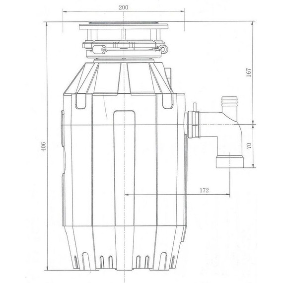 Измельчитель пищевых отходов Bone Crusher BC 810 - фото 14