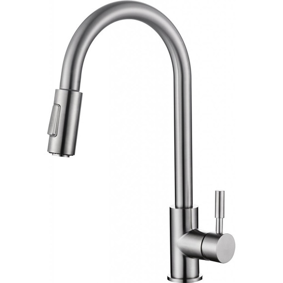 Смеситель для кухни BelBagno BB-LAM31A-IN, сатин - фото 