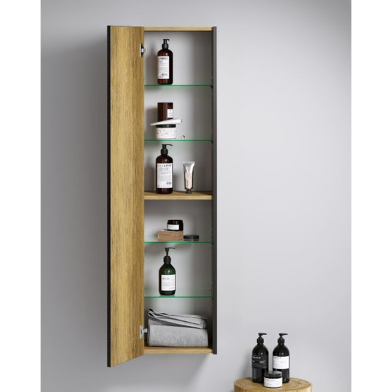 Пенал подвесной Aqwella Fargo 35 см FRG0535DB, дуб балтийский - фото 5