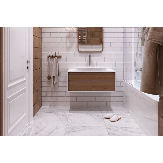 Ванна акриловая 1ACReal Gamma 160х69 см BBA-GA167X0-00U с ножками, Размер - мм: 1600х700 - фото 9