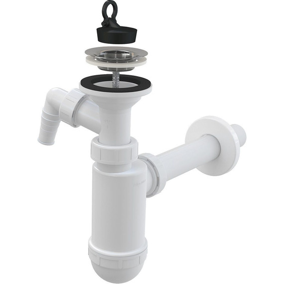Сифон для умывальника Alcadrain A410P DN32 - фото 