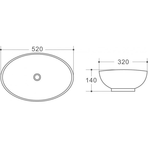 Раковина-чаша BelBagno 52 см BB1147 - фото 3